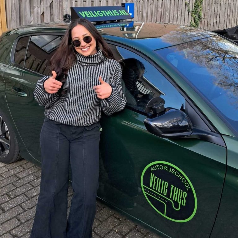 de 4e geslaagde van rijschool Veilig Thijs te Schinnen