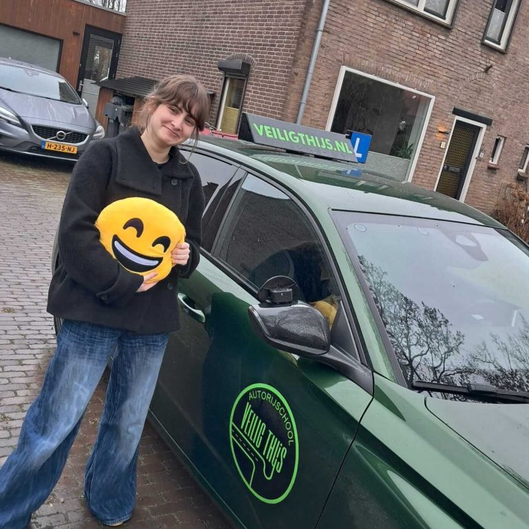 De 3e geslaagde van autorijschool veilig thijs te Stein