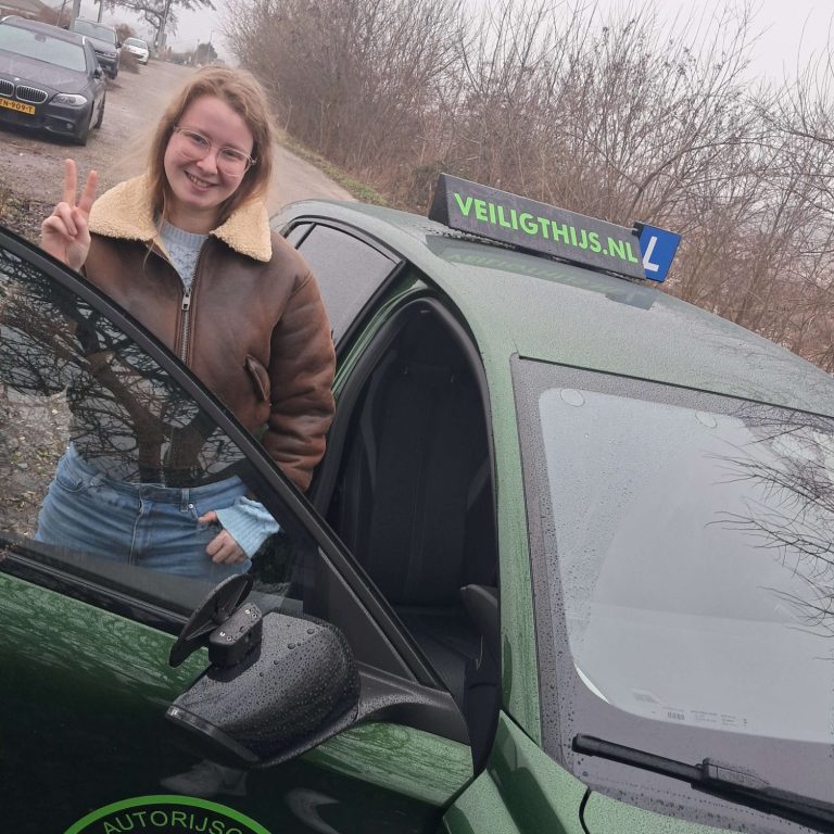 De tweede geslaagde van autorijschool veilig thijs te Lindenheuvel